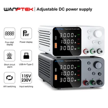 Wanptek DC Power Supply Adjustable 30V 10A 60V 5A For Phone Repair 120V 3A Regulated Switching Laboratory Bench Power Supplies