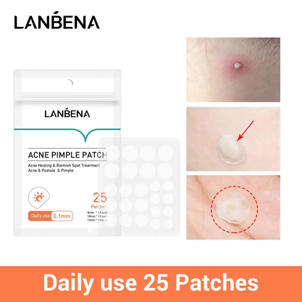 

24-Acne Pimple Patches Acne Removing Invisible Sticker Remover Acne Facial Mask Patches Day/Night Use Skin Care Waterproof