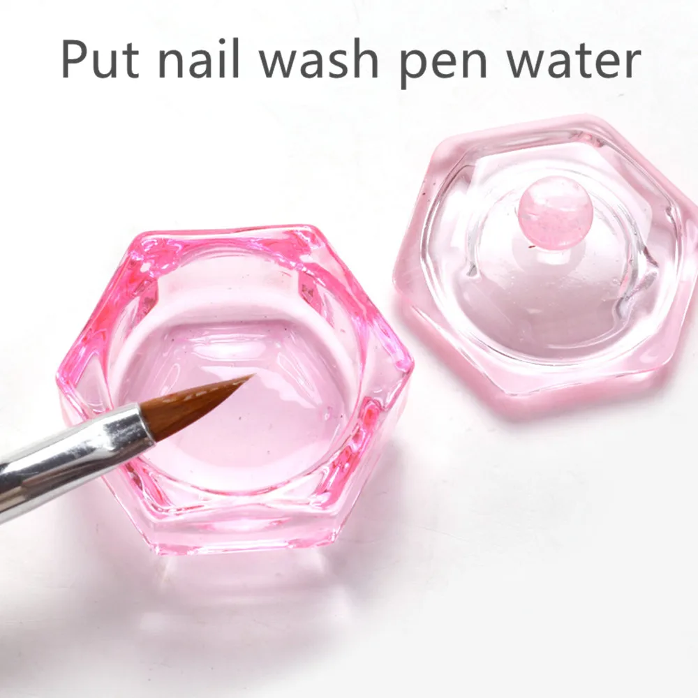 1pc Nail Stand Cup Powder Liquid Crystal Glass with Cover Acrylic Nail Organizer Supplies Box Storage for Nail Styling Equipment
1pc Nail Stand Cup Powder Liquid Crystal Glass with Cover Acrylic Nail Organizer Supplies Box Storage for Nail Styling Equipment