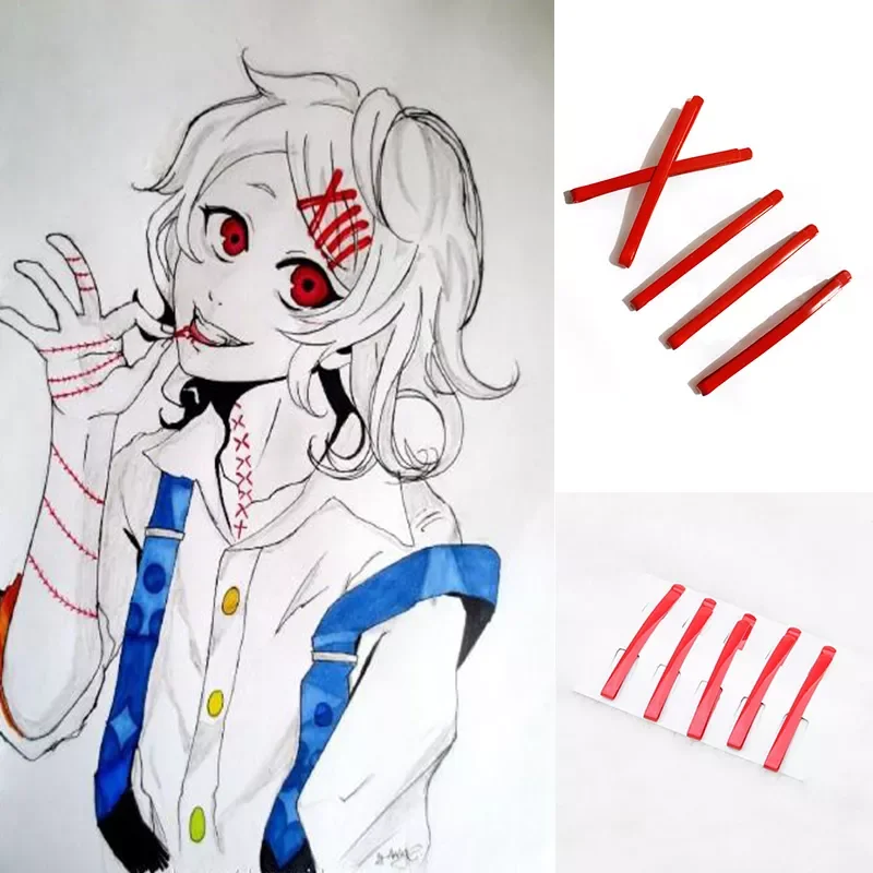 Toyko Ghoul Juzo Suzuya Kagerou Ayano красные заколки для волос для женщин и девочек реквизит для косплея аксессуары для волос
Toyko Ghoul Juzo Suzuya Kagerou Ayano красные заколки для волос для женщин и девочек реквизит для косплея аксессуары для волос