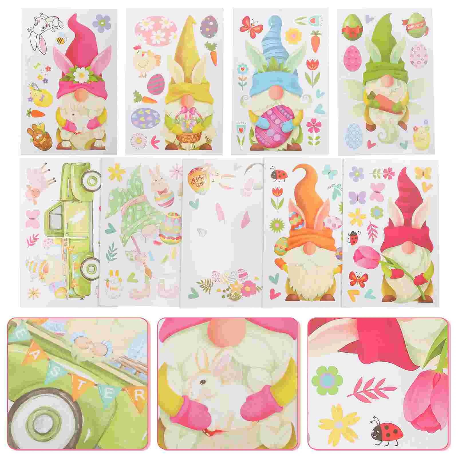Easter Window Sticker Cling Clings Decals Egg Party Gnome Decal Bunny Stickers Decoration Spring Festival Flowers Rabbit Games
Easter Window Sticker Cling Clings Decals Egg Party Gnome Decal Bunny Stickers Decoration Spring Festival Flowers Rabbit Games