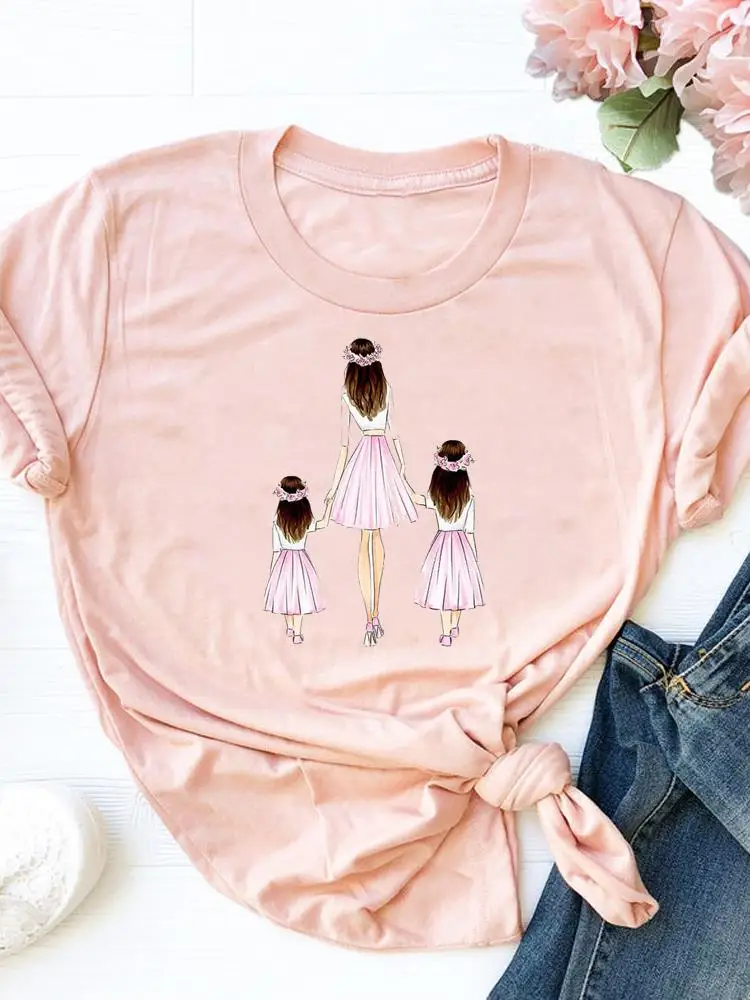 Women Female Summer T Clothing Print Graphic Tee Short Sleeve 90s Style Trend Mama Lovely Casual T-shirts Clothes
Women Female Summer T Clothing Print Graphic Tee Short Sleeve 90s Style Trend Mama Lovely Casual T-shirts Clothes