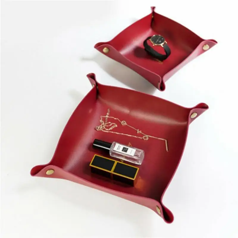 Настольный поднос для ключей в скандинавском стиле, кожанная декоративная подставка для ключей, кошельков и монет, складной бокс для хранения из искусственной кожи, Прямая поставка
Настольный поднос для ключей в скандинавском стиле, кожанная декоративная подставка для ключей, кошельков и монет, складной бокс для хранения из искусственной кожи, Прямая поставка