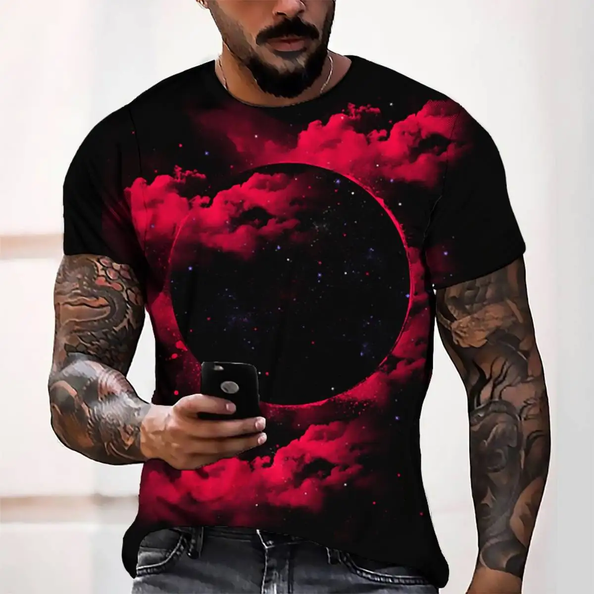 Men's T-Shirts Oversize 3D Printing T-Shirt for Men Summer Fashion Casual Short Sleeve Cool Breathable Oversized Clothing Tops
Men's T-Shirts Oversize 3D Printing T-Shirt for Men Summer Fashion Casual Short Sleeve Cool Breathable Oversized Clothing Tops