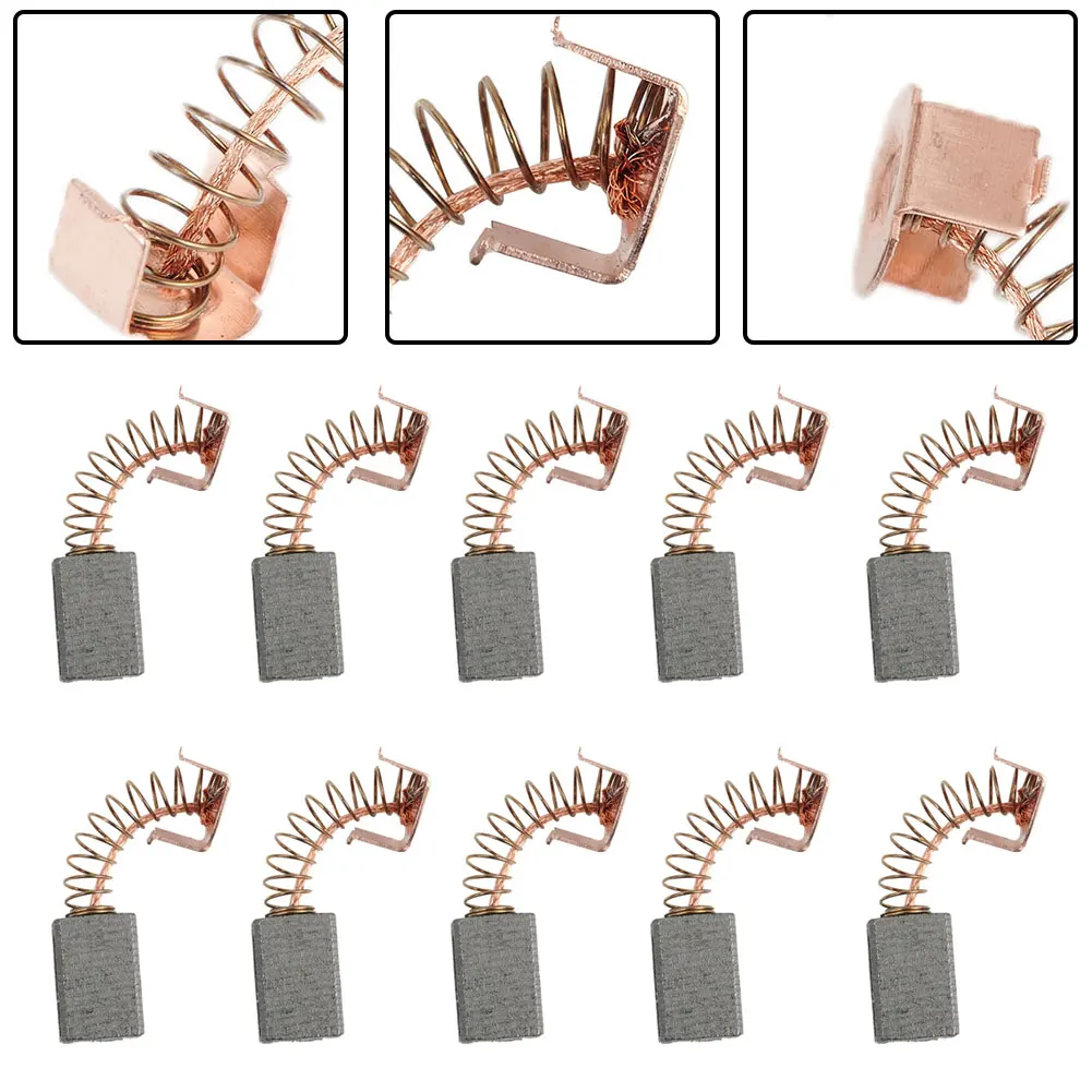 10 Pairs Carbon Brushes For B&D Angle Grinder 5x8x12mm For Black Decker G720 Power Tools Power Tool Spare Parts Replacement
10 Pairs Carbon Brushes For B&D Angle Grinder 5x8x12mm For Black Decker G720 Power Tools Power Tool Spare Parts Replacement