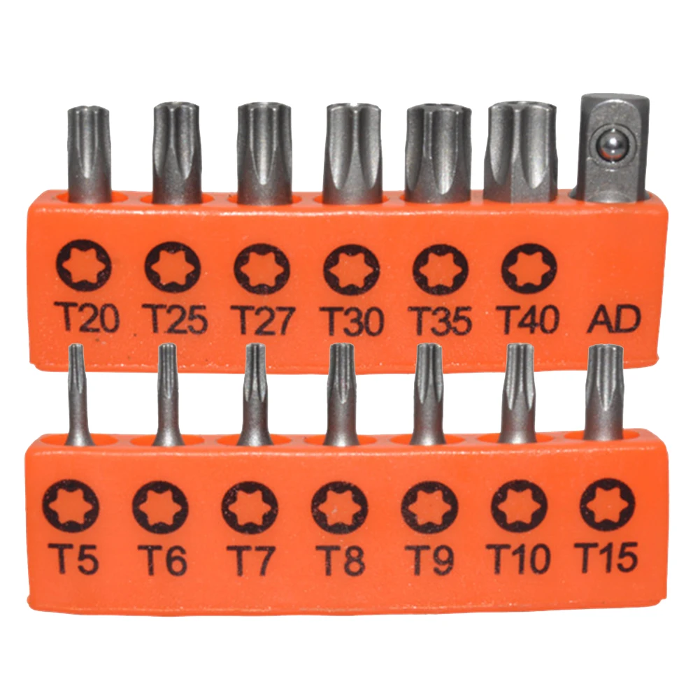 Набор бит для отвертки Torx, комплект из 14 головок 25 мм с отверстием, 1/4 дюйма, биты для отверток с шестигранным хвостовиком
Набор бит для отвертки Torx, комплект из 14 головок 25 мм с отверстием, 1/4 дюйма, биты для отверток с шестигранным хвостовиком