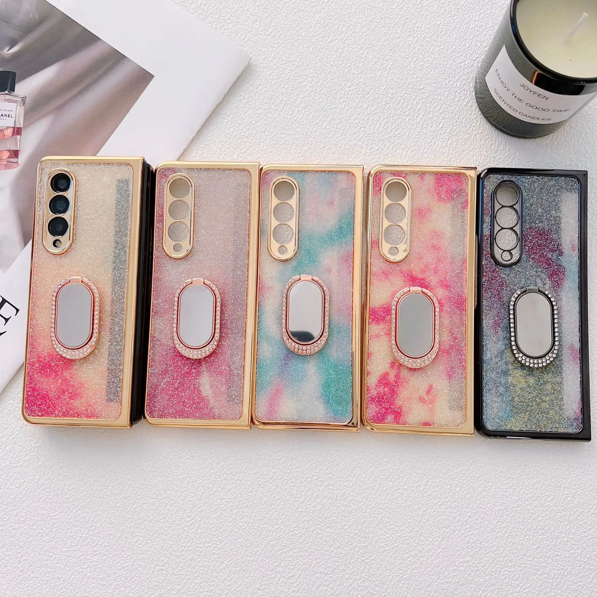 Case for Samsung Galaxy Z Fold 3 5G Flash Phone Case for Samsung Z Fold3 Cases with Ring Shell Film All-in-one Anti-fall Cover
Case for Samsung Galaxy Z Fold 3 5G Flash Phone Case for Samsung Z Fold3 Cases with Ring Shell Film All-in-one Anti-fall Cover