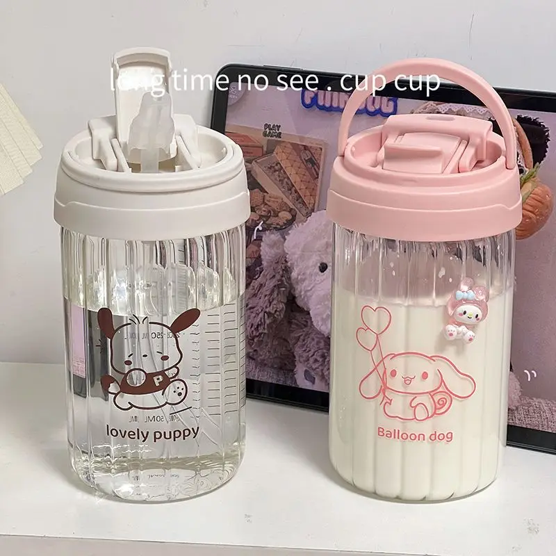 Кавайная стеклянная чашка для воды Cinnamoroll почтовая чашка аниме двойная Питьевая чашка из трубочки милые, Мультяшные, прозрачные портативны...
Кавайная стеклянная чашка для воды Cinnamoroll почтовая чашка аниме двойная Питьевая чашка из трубочки милые, Мультяшные, прозрачные портативны...
