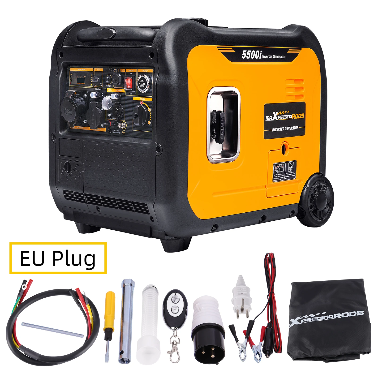Generator Inverter 5.5KW 5KW Overload Protection AC DC Output For Home Construction Outdoor Camping Portable
Generator Inverter 5.5KW 5KW Overload Protection AC DC Output For Home Construction Outdoor Camping Portable