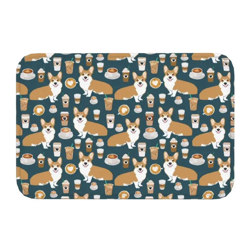 Custom Coffee Welsh Corgi Dog Doormat Mat Anti-Slip Kitchen Bath Garage Entrance Rug Carpet 40*60cm Toilet Living Room Footpad 
Custom Coffee Welsh Corgi Dog Doormat Mat Anti-Slip Kitchen Bath Garage Entrance Rug Carpet 40*60cm Toilet Living Room Footpad