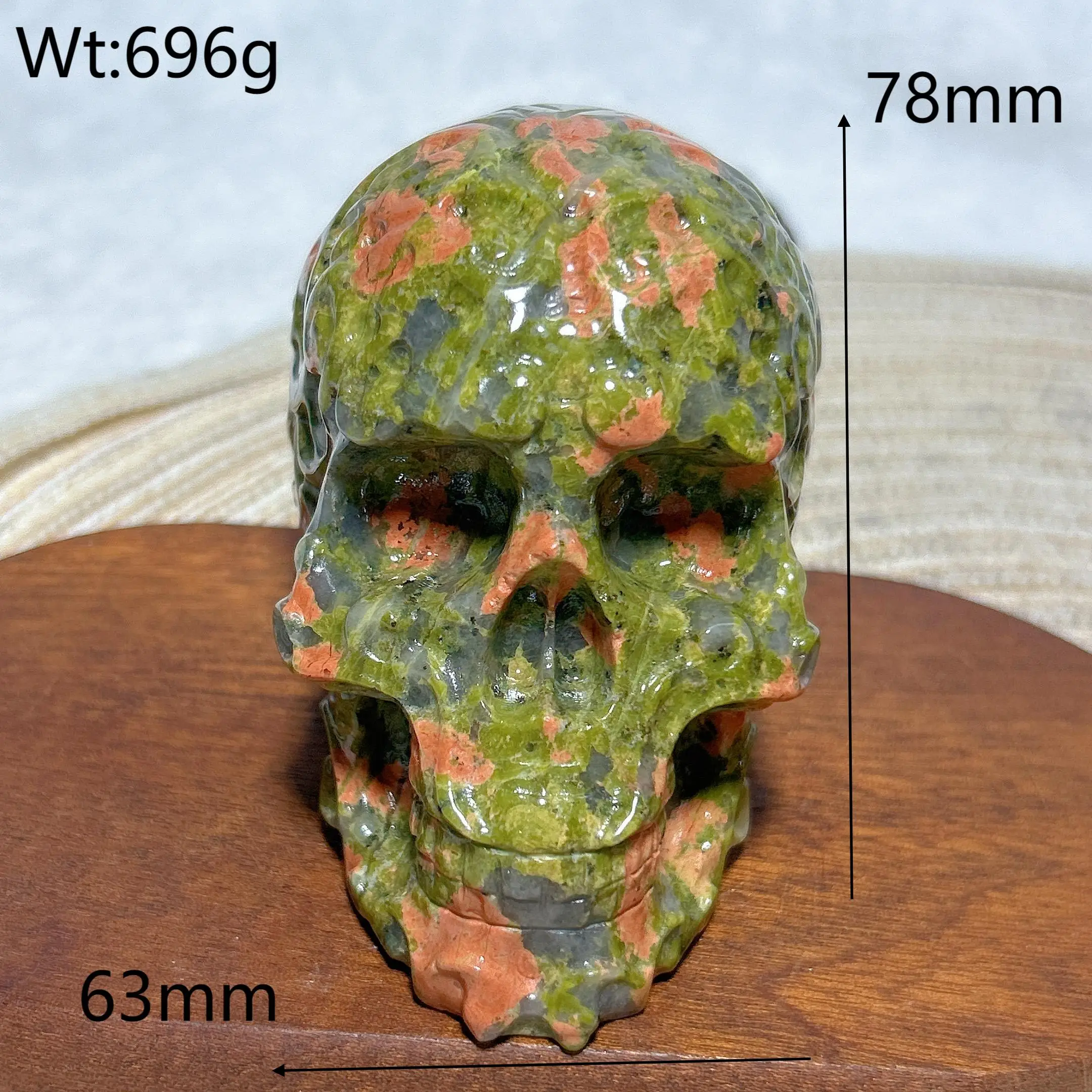 Камень Унакит Агат Череп
Камень Унакит Агат Череп