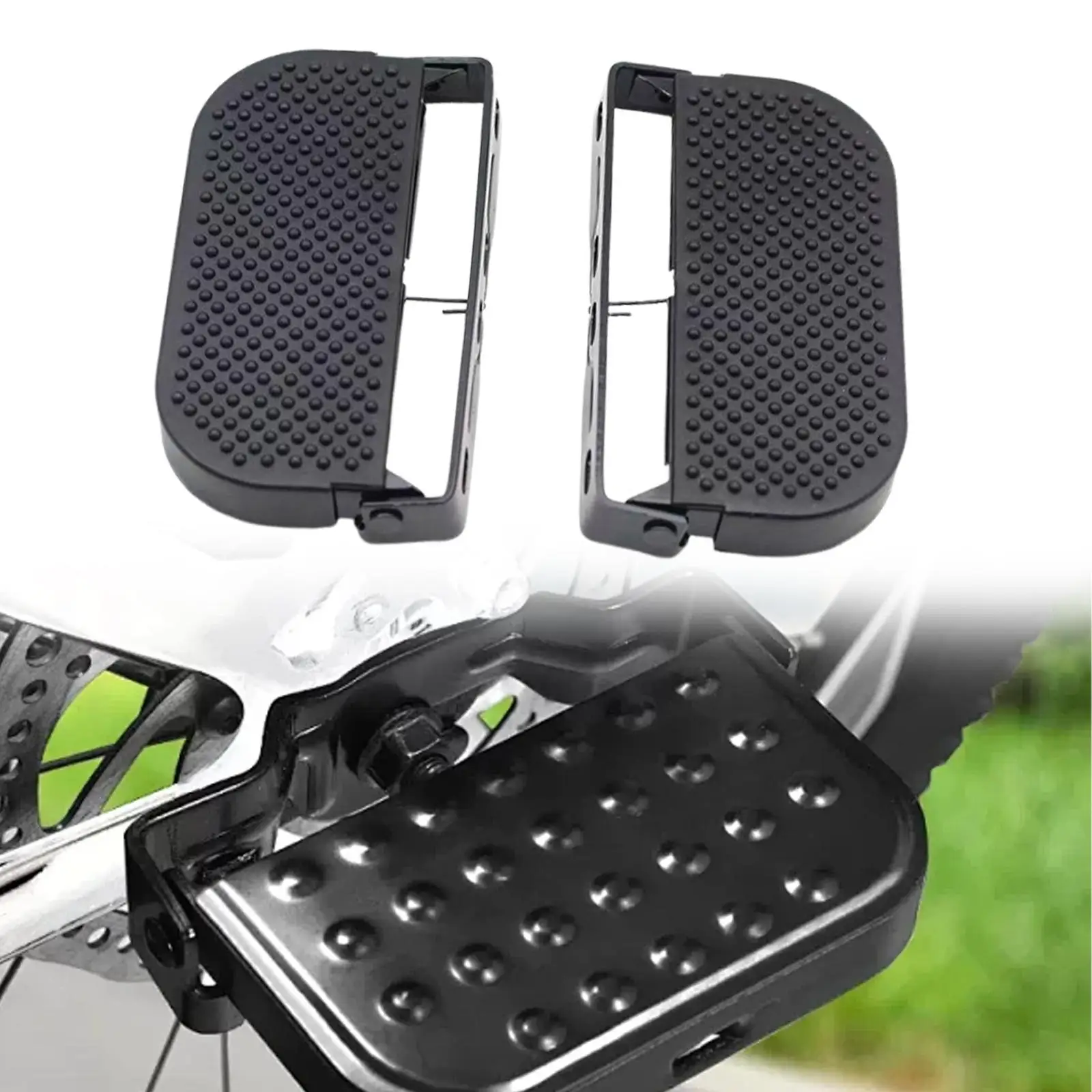 Передние педали для электрического велосипеда, железные подножки для аксессуаров для электрического велосипеда, складной табурет-ступенька, складной аксессуар для подставки для ног шоссейного велосипеда
Передние педали для электрического велосипеда, железные подножки для аксессуаров для электрического велосипеда, складной табурет-ступенька, складной аксессуар для подставки для ног шоссейного велосипеда