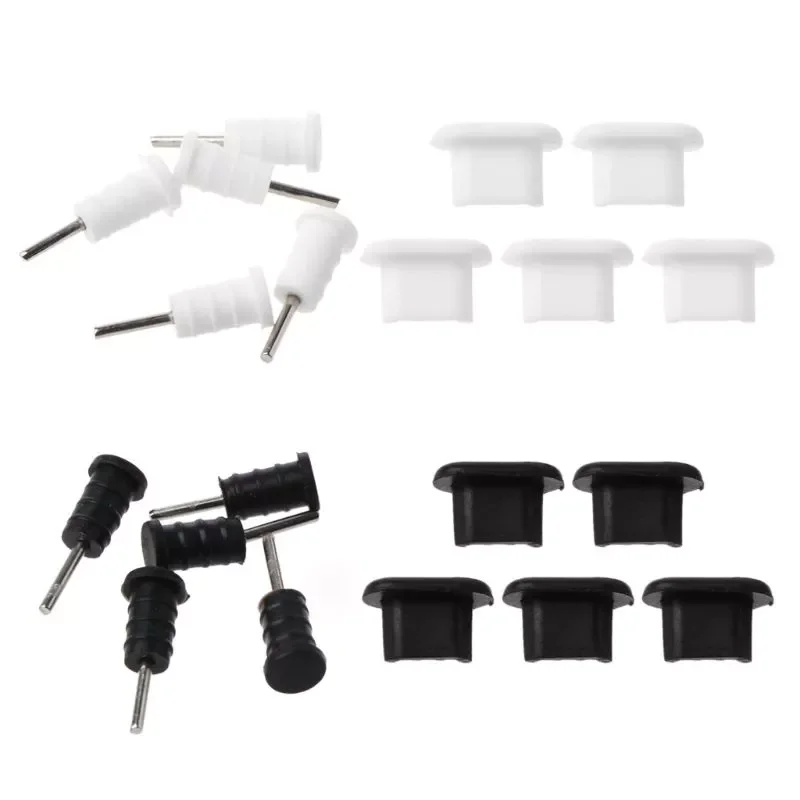 10 Sets Charging Port Micro USB Plug Protection 3.5mm Earphone Jacksets Dustpremoval Tool fooof SIM Card Rr Smart Phone
10 Sets Charging Port Micro USB Plug Protection 3.5mm Earphone Jacksets Dustpremoval Tool fooof SIM Card Rr Smart Phone