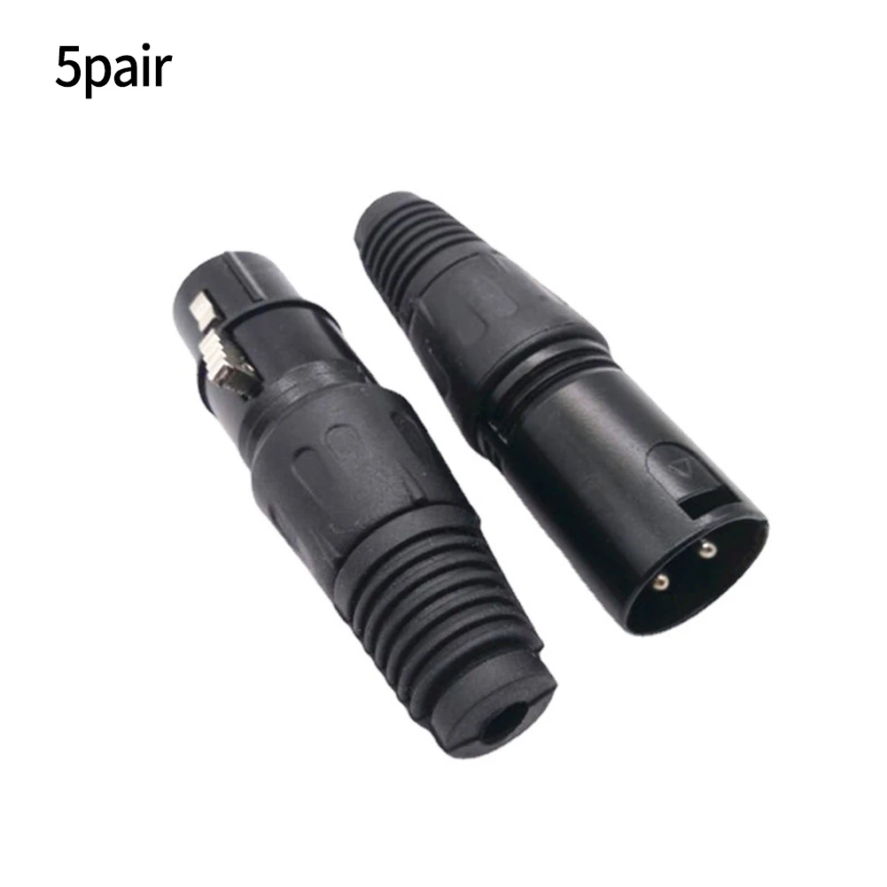 10 Pcs Microphone Audio Cable Plug Connectors 5 Pair XLR DMX 3 Pin Male&Female MIC Snake Plug Audio Microphone Cable Connector
10 Pcs Microphone Audio Cable Plug Connectors 5 Pair XLR DMX 3 Pin Male&Female MIC Snake Plug Audio Microphone Cable Connector
