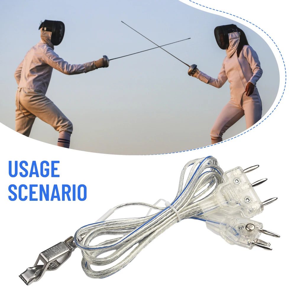 Sport Fencing Body Cords Hot Sale For Foil Epee Body Cord Stainless Steel Foil Body Cords Cable Hand Line Clamp Equipment Parts
Sport Fencing Body Cords Hot Sale For Foil Epee Body Cord Stainless Steel Foil Body Cords Cable Hand Line Clamp Equipment Parts
