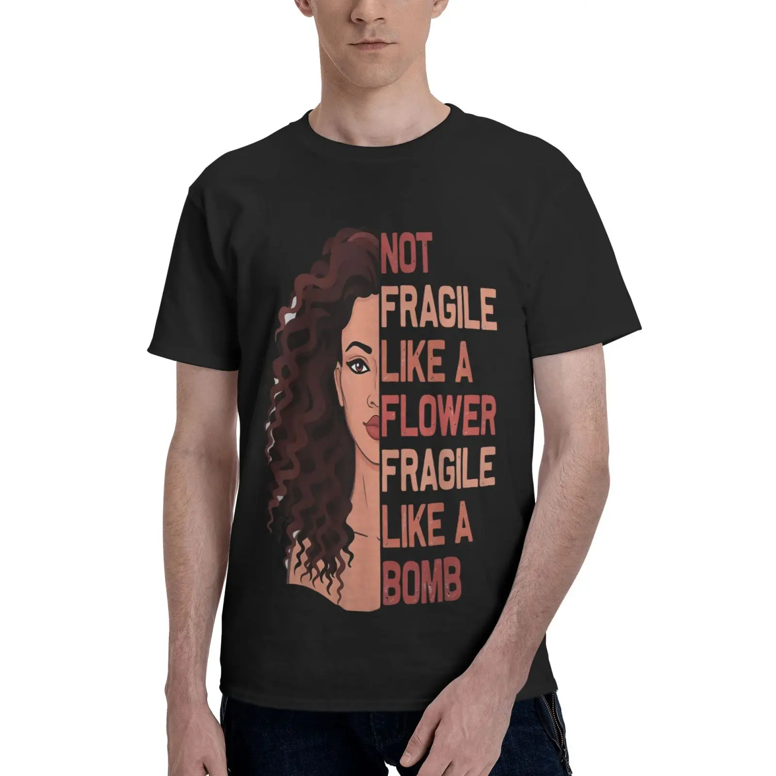 Not Fragile Like A Flower Fragile 4299 Oversized T-Shirt Tee Shirt Men Tops Vintage Top Blouse Oversized T-Shirt Men's T-Shirt
Not Fragile Like A Flower Fragile 4299 Oversized T-Shirt Tee Shirt Men Tops Vintage Top Blouse Oversized T-Shirt Men's T-Shirt