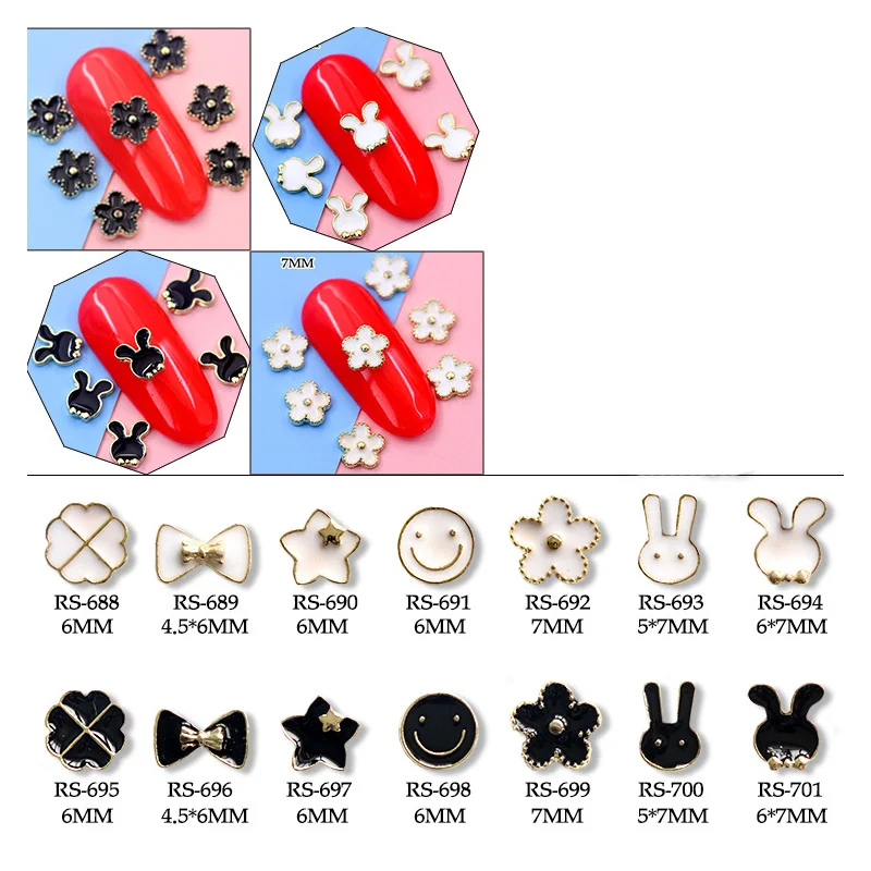 10pcs/lot, 3d Nail Art Black And White Little Cute Smiling Face With Pearls Crystal Rhinestones Nail Tips Beauty
10pcs/lot, 3d Nail Art Black And White Little Cute Smiling Face With Pearls Crystal Rhinestones Nail Tips Beauty