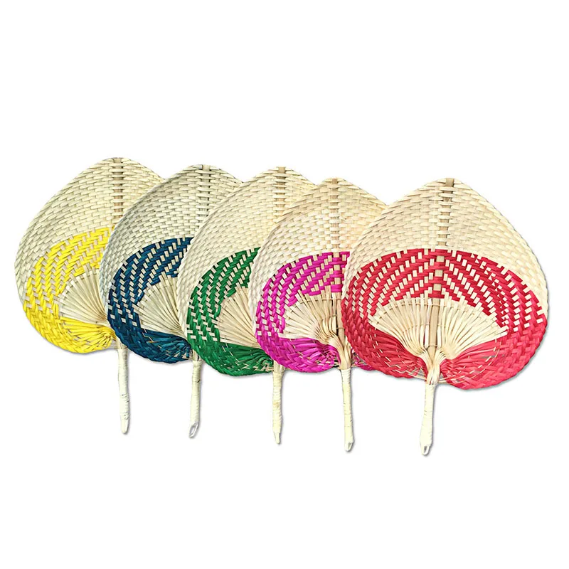 Summer Cooling Pure Handmade DIY Heart Shaped Bamboo Woven Fan DIY Hand Fans 
Summer Cooling Pure Handmade DIY Heart Shaped Bamboo Woven Fan DIY Hand Fans