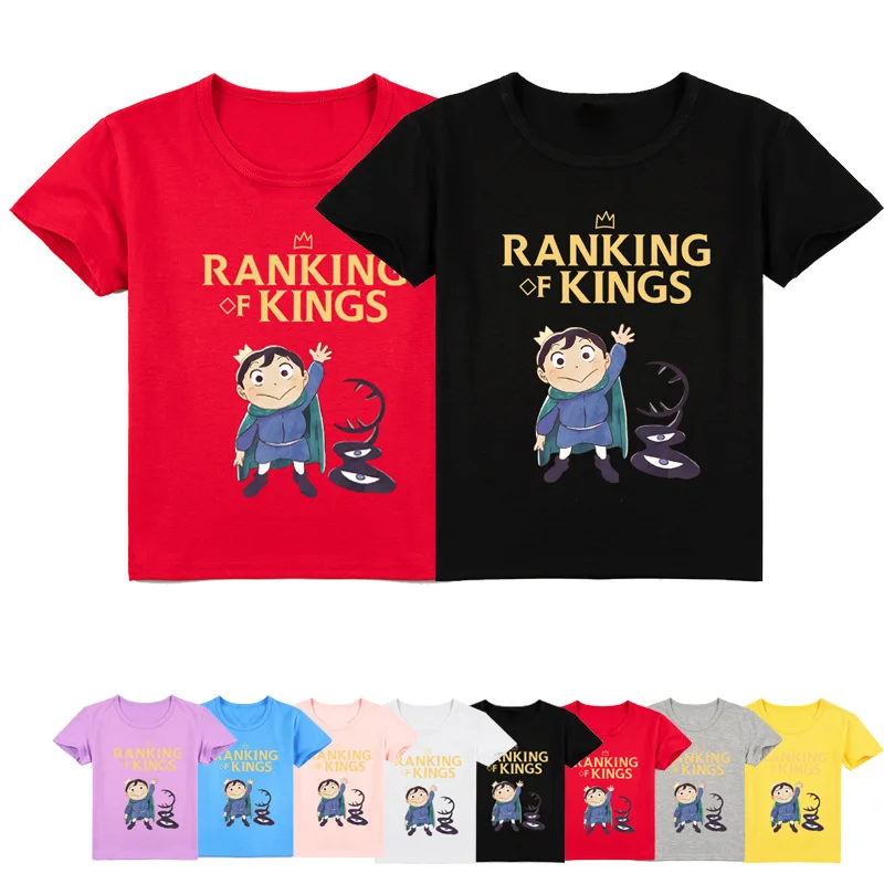 Japanese Cartoon Osama Ranking T Shirt Kids Summer Short Sleeve Clothing Girls Ranking of Kings Tshirt Streetwear Boys T-shirt
Japanese Cartoon Osama Ranking T Shirt Kids Summer Short Sleeve Clothing Girls Ranking of Kings Tshirt Streetwear Boys T-shirt