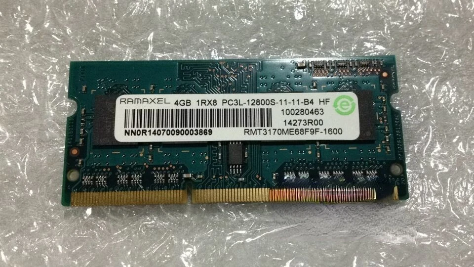 RAM Ramaxel/Memory Technology RMT3170ME68F9W-1600 4G 1.35V Low Voltage Laptop Internal Memory
RAM Ramaxel/Memory Technology RMT3170ME68F9W-1600 4G 1.35V Low Voltage Laptop Internal Memory