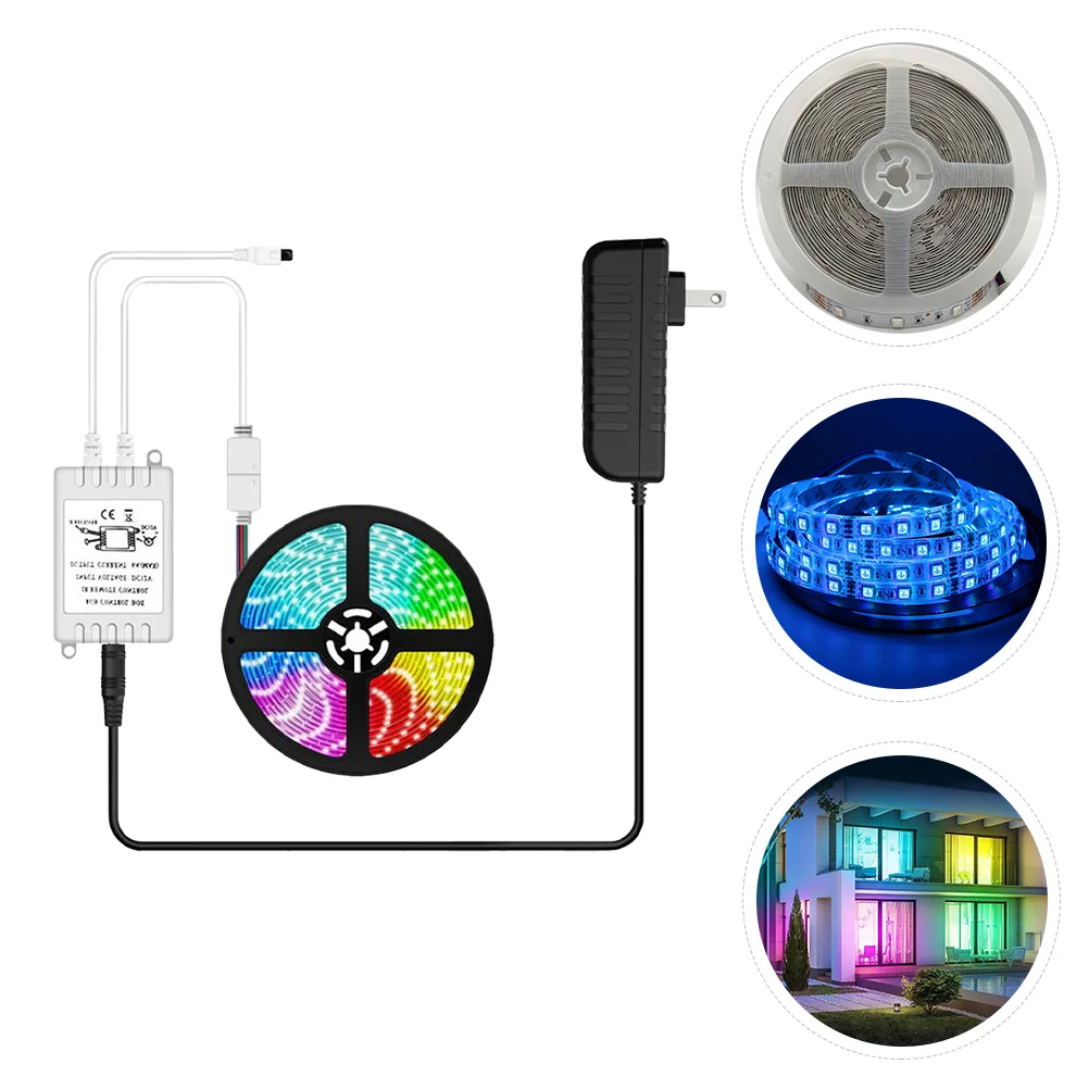 1 Set RGB Light Strip 150-LED Remote Controlled Epoxy Light Strip TV Plug
1 Set RGB Light Strip 150-LED Remote Controlled Epoxy Light Strip TV Plug