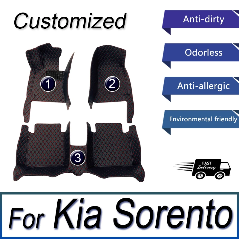 Car Floor Mats For Kia Sorento(Five Seats)2013 2014 Customauto Foot Pads Automobile Carpet Cover interior accessories
Car Floor Mats For Kia Sorento(Five Seats)2013 2014 Customauto Foot Pads Automobile Carpet Cover interior accessories