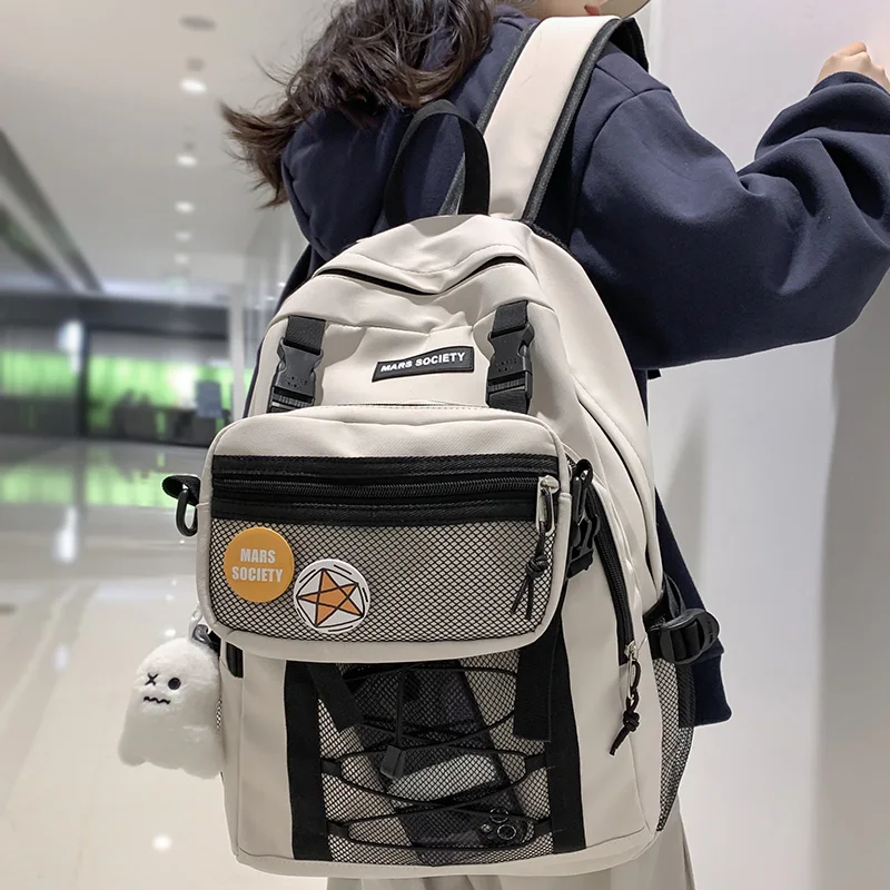 New Men Female Mesh College Bag Cool Trendy Fashion Women Travel Set School Backpack Girl Boy Student Backpack Lady Male Net Bag
New Men Female Mesh College Bag Cool Trendy Fashion Women Travel Set School Backpack Girl Boy Student Backpack Lady Male Net Bag