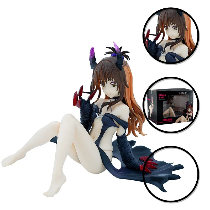 Anime To LOVE Figure Yuuki Mikan 13CM Dark Demon Sexy Swimsuit Seated Toys PVC Desktop Collection Decoration Doll Ornament
Anime To LOVE Figure Yuuki Mikan 13CM Dark Demon Sexy Swimsuit Seated Toys PVC Desktop Collection Decoration Doll Ornament