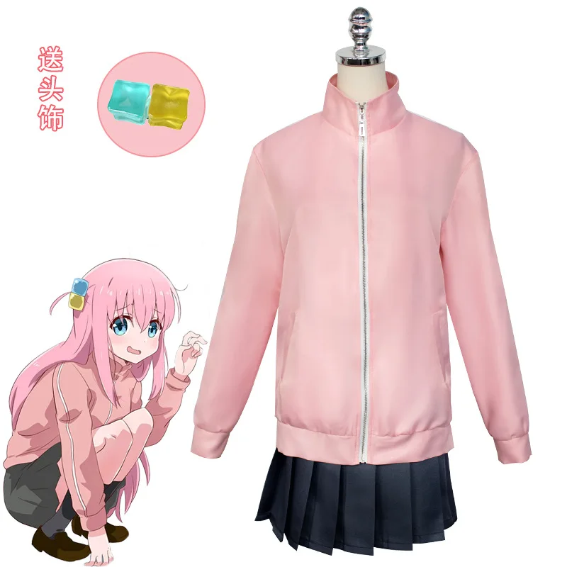 Cosplay Costume Lonely Rock Goto Ichirri Jk Yamada Liangxi Colorful Cosplay Women's Dress Anime Clothes Cosplay
Cosplay Costume Lonely Rock Goto Ichirri Jk Yamada Liangxi Colorful Cosplay Women's Dress Anime Clothes Cosplay