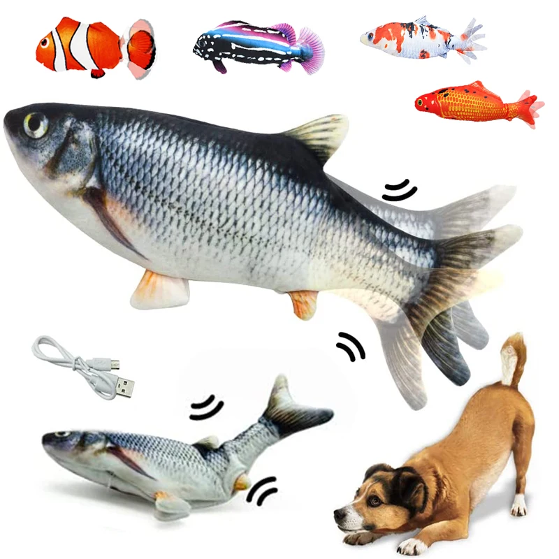 Dog Toys for Interactive Electronic Floppy Fish Dogs Toys Toothbrush Chew Training Funny Game Fish For Pet Cat Dog Accessories
Dog Toys for Interactive Electronic Floppy Fish Dogs Toys Toothbrush Chew Training Funny Game Fish For Pet Cat Dog Accessories