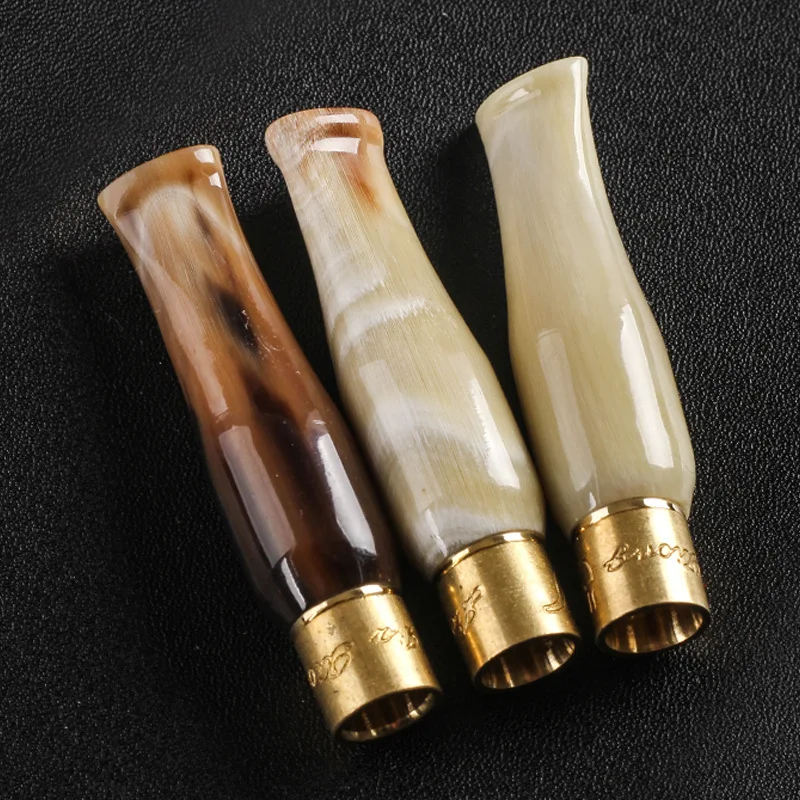 Natural Horn handmade regular cigarette holder mouthpiece Cigarette Filters gift for men
Natural Horn handmade regular cigarette holder mouthpiece Cigarette Filters gift for men