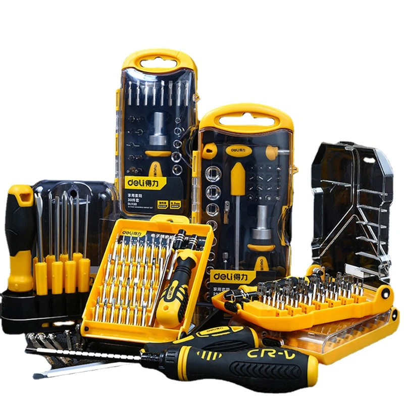 DELI Precision Screwdriver Set Multifunctional Magnetic Hexagon Torx Screwdriver Phone Computer Disassembly Repair Tool Sets
DELI Precision Screwdriver Set Multifunctional Magnetic Hexagon Torx Screwdriver Phone Computer Disassembly Repair Tool Sets