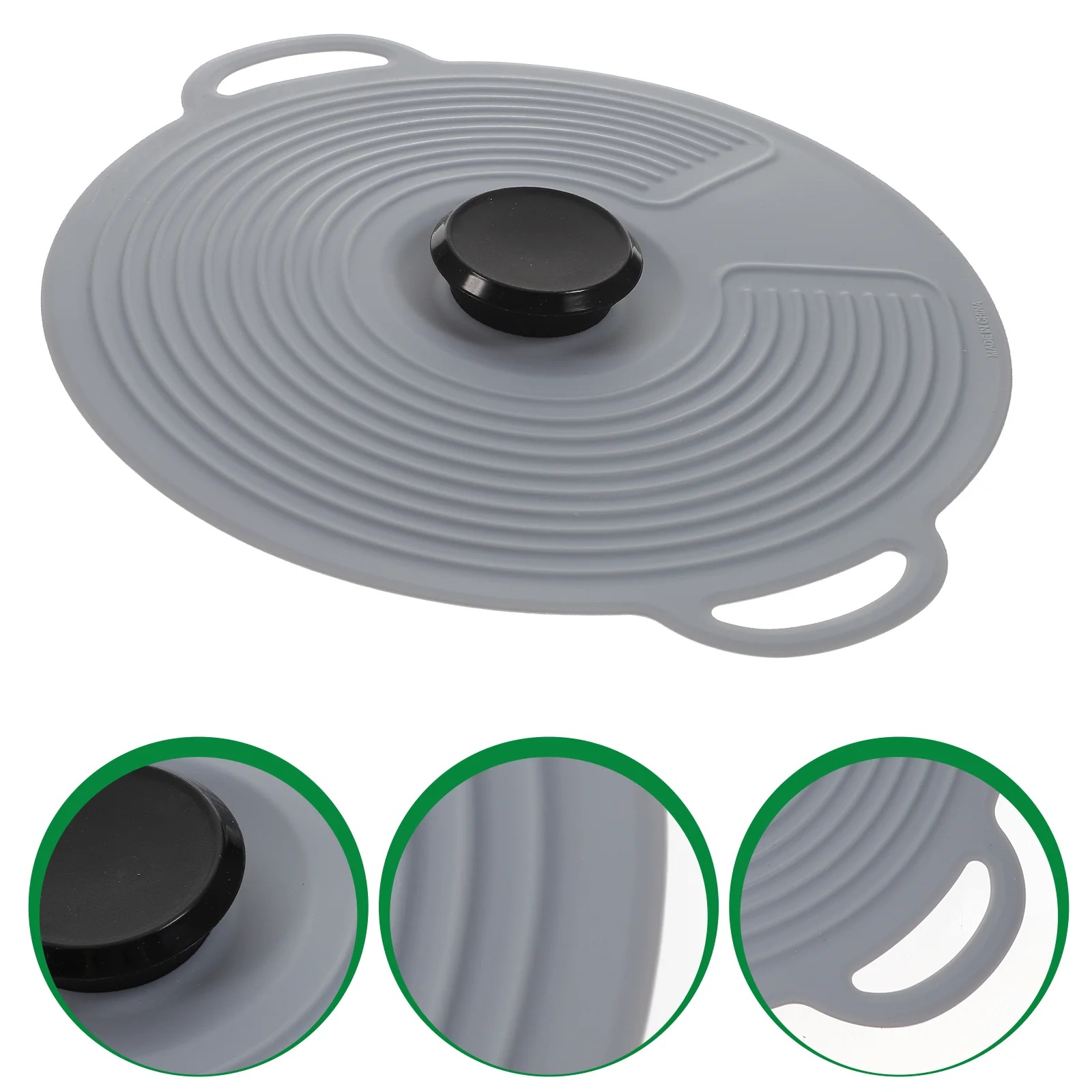 Round Serving Platter Microwave Splatter Cover Airtight Lid Silicone Bowl Covers Universal Pot Container 
Round Serving Platter Microwave Splatter Cover Airtight Lid Silicone Bowl Covers Universal Pot Container
