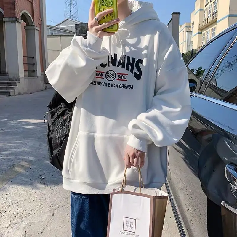 Loose and Lazy Style Plus Velvet Thickened Long-sleeved Trend Casual All-match Autumn and Winter New Simple Sweater
Loose and Lazy Style Plus Velvet Thickened Long-sleeved Trend Casual All-match Autumn and Winter New Simple Sweater