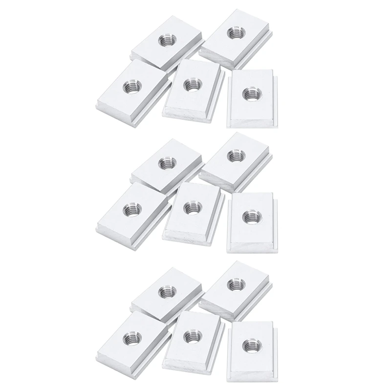 15Pcs M8 T-Track Slider Sliding Nut Aluminum Alloy T Slot Nut For Woodworking Tool Jigs Screw Slot Fastener
15Pcs M8 T-Track Slider Sliding Nut Aluminum Alloy T Slot Nut For Woodworking Tool Jigs Screw Slot Fastener