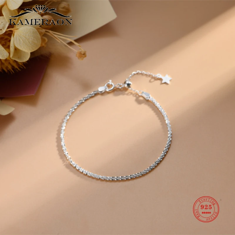 Real 925 Sterling Silver Gypsophila Bracelet Diy Chain for Women Simple Mori Style Personalized Girlfriends Party Birthday Gifts
Real 925 Sterling Silver Gypsophila Bracelet Diy Chain for Women Simple Mori Style Personalized Girlfriends Party Birthday Gifts