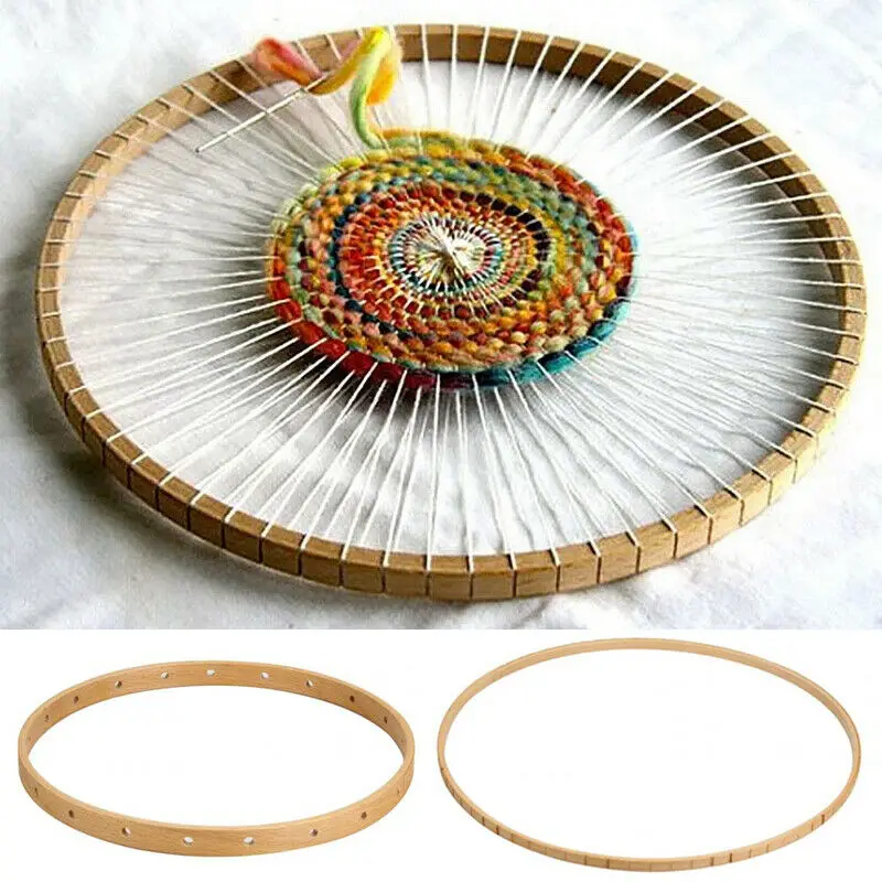 Round Wooden Knitting Loom Craft Weaving DIY Tool Hanging Compilation Machine
Round Wooden Knitting Loom Craft Weaving DIY Tool Hanging Compilation Machine