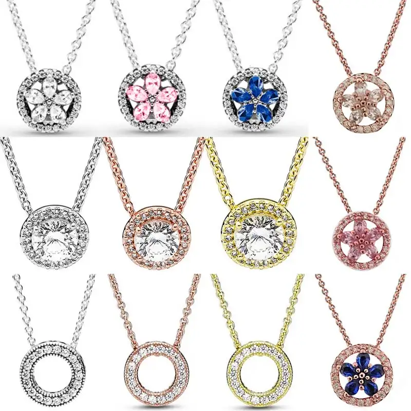 Sparkling Classic Elegance Snowflake Radiant Hearts Forever Collier Necklace For Fashion 925 Sterling Silver Charm Diy Jewelry
Sparkling Classic Elegance Snowflake Radiant Hearts Forever Collier Necklace For Fashion 925 Sterling Silver Charm Diy Jewelry