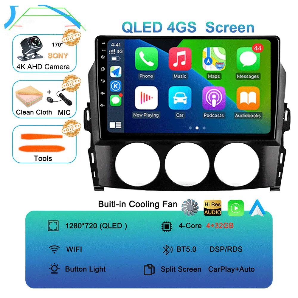 Автомобильный радиоприемник Android 15 Carplay для Mazda MX-5 MX5 III 3 NC Miata 2008-2015 Мультимедийный видеоплеер GPS Стерео 2din Головное устройство
Автомобильный радиоприемник Android 15 Carplay для Mazda MX-5 MX5 III 3 NC Miata 2008-2015 Мультимедийный видеоплеер GPS Стерео 2din Головное устройство