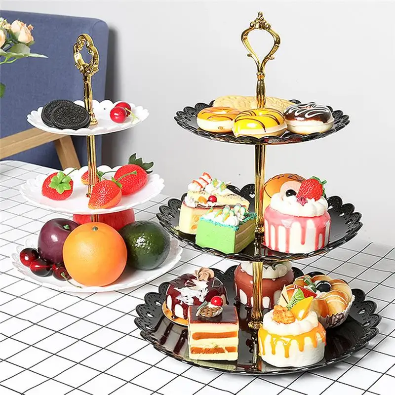 Three-layer Fruit Plate Cake Stand Home Party Dessert Storage Rack Festival Supplies Cupcake Storage Holder Kitchen Accessories
Three-layer Fruit Plate Cake Stand Home Party Dessert Storage Rack Festival Supplies Cupcake Storage Holder Kitchen Accessories