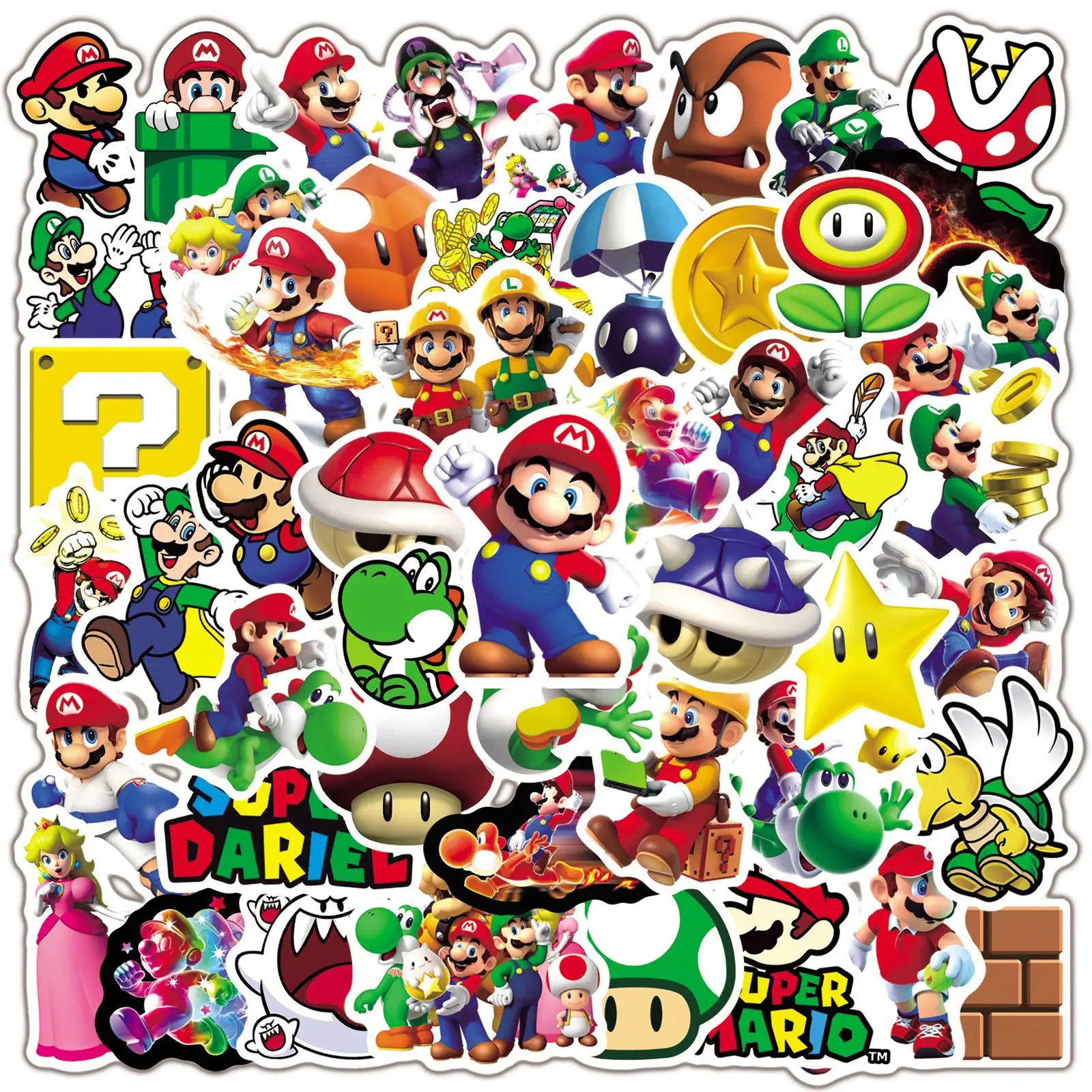 10/30/50Pcs Cartoon Super Mario Stickers Laptop Notebook Scrapbooking Fridge Phone Case DIY Waterproof Decal Sticker Kids Toys
10/30/50Pcs Cartoon Super Mario Stickers Laptop Notebook Scrapbooking Fridge Phone Case DIY Waterproof Decal Sticker Kids Toys