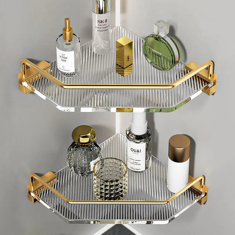 Luxury Acrylic Bathroom Shelf No-drilling Shower Kitchen Skincare Organiser Bathroom Accessories Bathroom Organizer Shelves
Luxury Acrylic Bathroom Shelf No-drilling Shower Kitchen Skincare Organiser Bathroom Accessories Bathroom Organizer Shelves