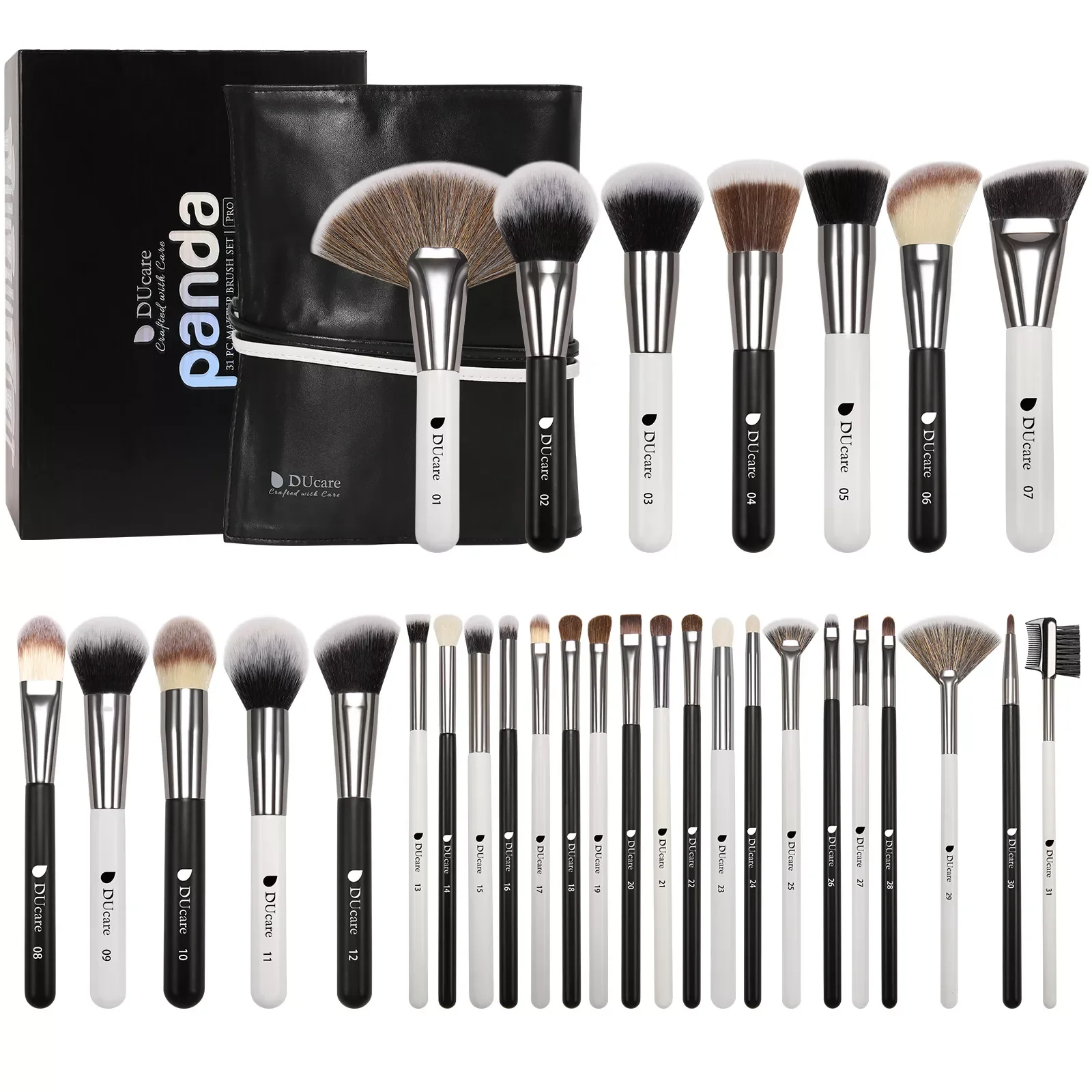 NEW2023 Travel Makeup Brushes Complete makeup kit Synthetic Goat Hair Eye Shadow Powder Foundation Concealer Brush for Makeup Se
NEW2023 Travel Makeup Brushes Complete makeup kit Synthetic Goat Hair Eye Shadow Powder Foundation Concealer Brush for Makeup Se