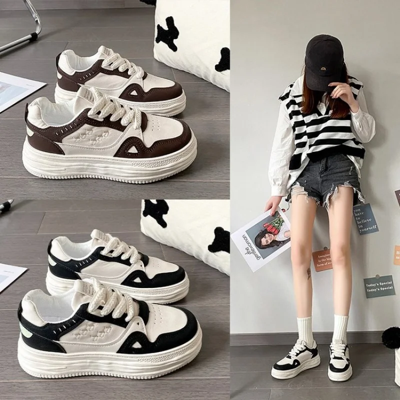 Low Heel (Less than 3cm) Lace Up Mesh Solid Color Sneakers Low-Top Shoes round Toe
Low Heel (Less than 3cm) Lace Up Mesh Solid Color Sneakers Low-Top Shoes round Toe