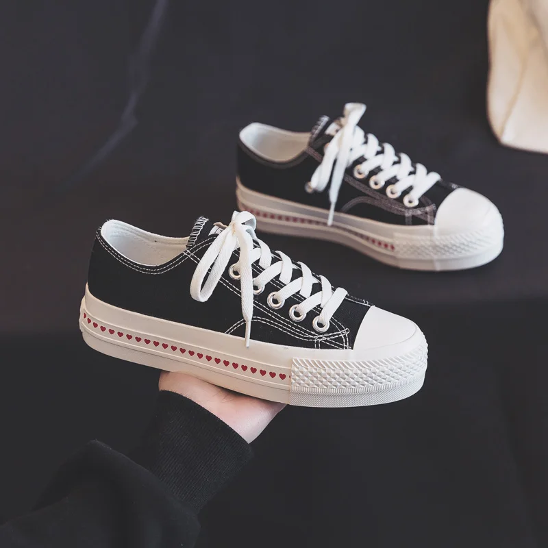 Women Sneakers Platform Shoes Spring Summer New Fashion Women Canvas Shoes Casual Cute Heart High Quality Women Casual Sneakers
Women Sneakers Platform Shoes Spring Summer New Fashion Women Canvas Shoes Casual Cute Heart High Quality Women Casual Sneakers