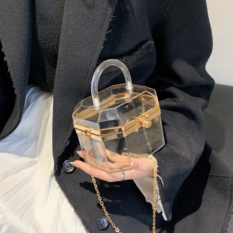 Small Chain Acrylic Box Bags for Women 2023 Luxury Clutches Purse Mini Transparent Clear Crossbody Shoulder Bags Evening Handbag
Small Chain Acrylic Box Bags for Women 2023 Luxury Clutches Purse Mini Transparent Clear Crossbody Shoulder Bags Evening Handbag