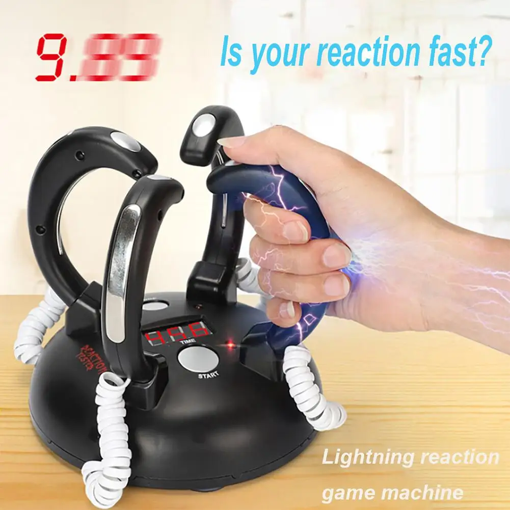 Finger Electric Shock Polygraph Funny Lightning Reaction Reloaded Lie Detector Electric Shock Revenge Shock Bar Party Game Toy
Finger Electric Shock Polygraph Funny Lightning Reaction Reloaded Lie Detector Electric Shock Revenge Shock Bar Party Game Toy