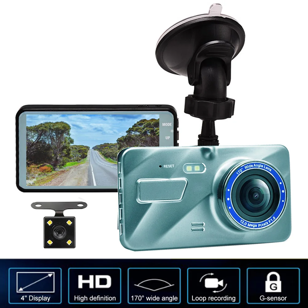 Full HD 1080P 24H Dash Cam Car DVR Camera Video Recorder Rear View Dual Lens 4" Cycle Recording Video Mirror Recorder Dashcam
Full HD 1080P 24H Dash Cam Car DVR Camera Video Recorder Rear View Dual Lens 4" Cycle Recording Video Mirror Recorder Dashcam