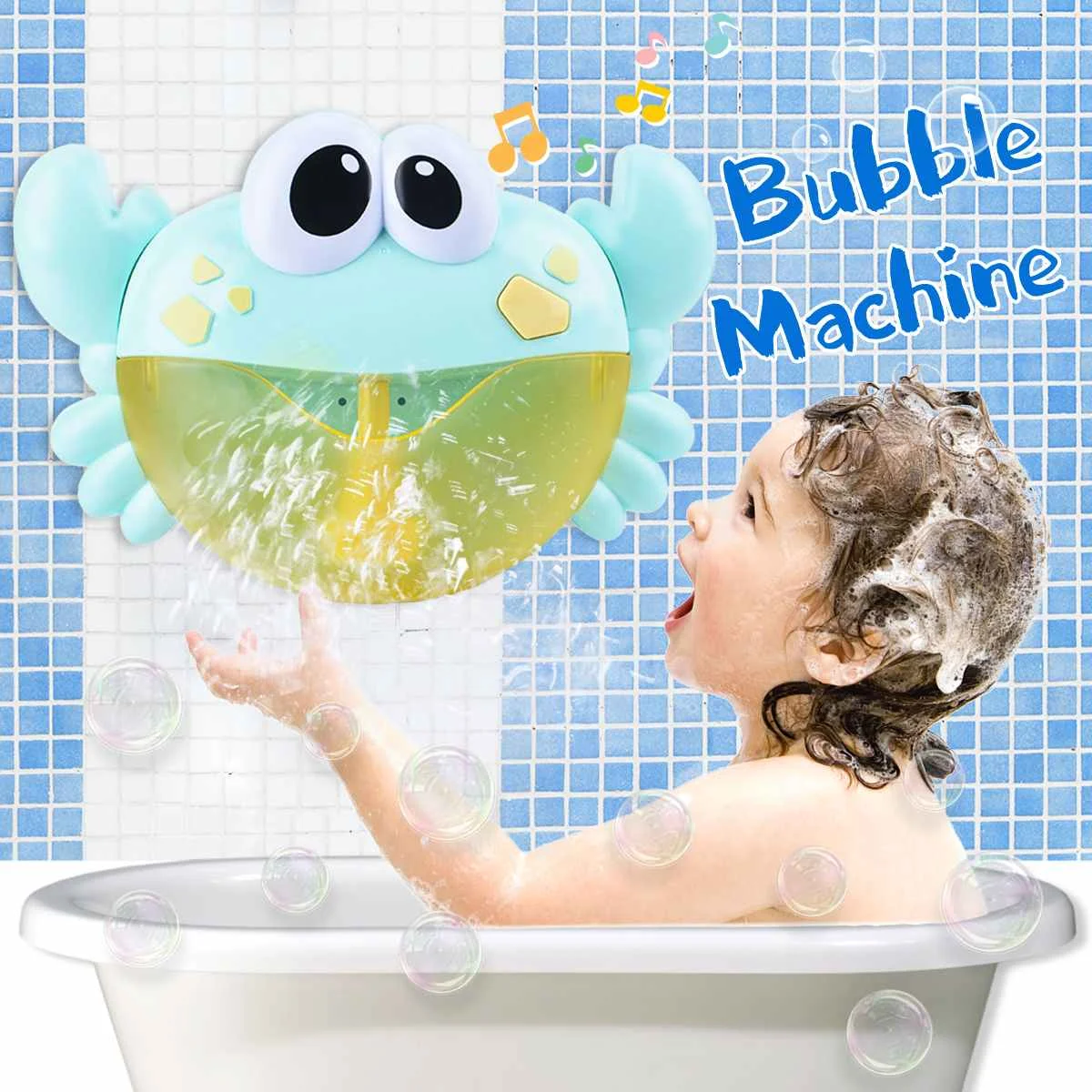 Bubble Machine Crab Bubble Blower Automatic Bubble Maker for Kids Toddlers Boys Girls Baby Bath Toys Indoor Outdoor
Bubble Machine Crab Bubble Blower Automatic Bubble Maker for Kids Toddlers Boys Girls Baby Bath Toys Indoor Outdoor