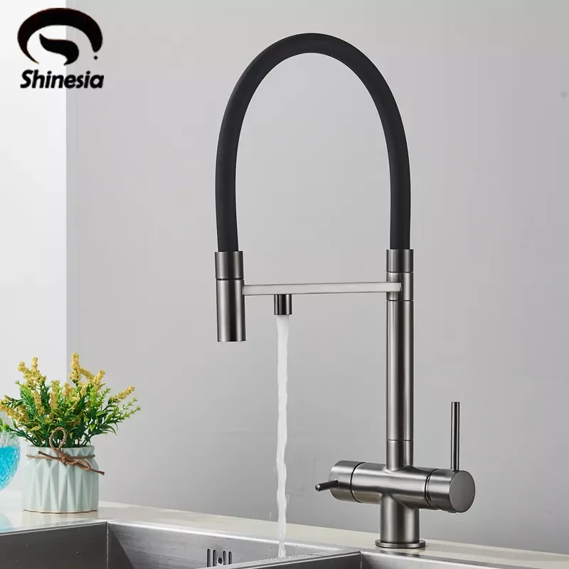 Kitchen Faucets With Filter /Black/Chrome Pull Down Purifier Faucet Water Tap Hot&Cold Water Kitchen Mixer Tap
Kitchen Faucets With Filter /Black/Chrome Pull Down Purifier Faucet Water Tap Hot&Cold Water Kitchen Mixer Tap